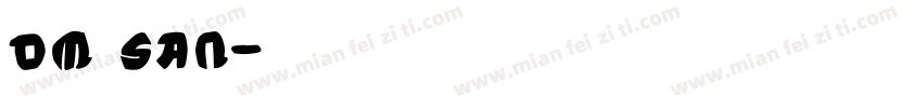 DM San字体转换